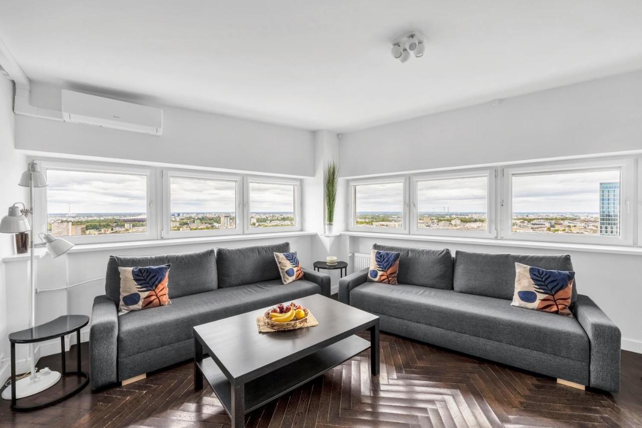 23Rd Floor 3Br Apt With Views Of Warschau Buitenkant foto
